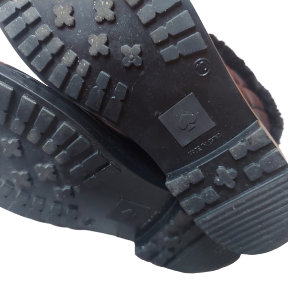 10 Kate Spade black furry boots - Picture 5 of 9